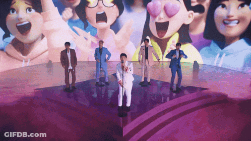 Men Singing On Stage GIF