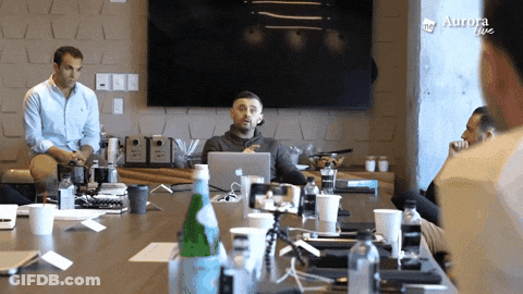 Men Sitting Around Table Aurora Live GIF