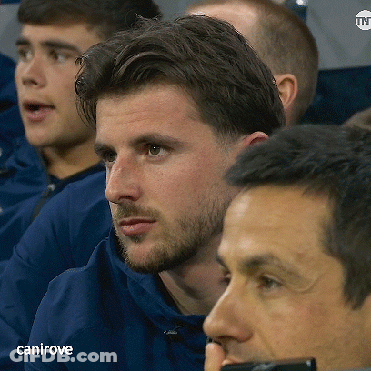 Men Sitting In Stadium With CANIROVE GIF