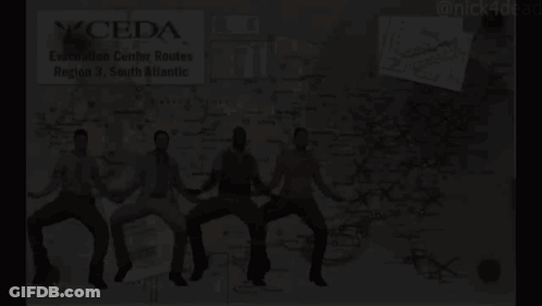 Men Standing In Front Of Map Saying CEDA GIF