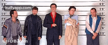Men Standing In Front Of Police Lineup Kulfyapp.com GIF