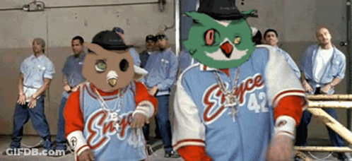 Men Standing In Room With Stance 42 Jersey GIF