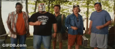 Men Standing Next To Each Other GIF