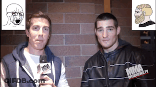 Men Standing Next To Each Other GIF