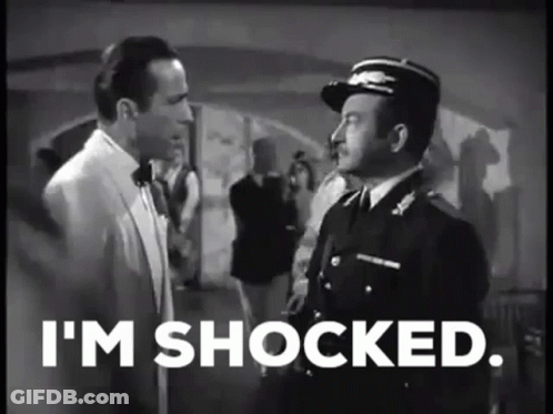 Men Standing Next To Each Other Shocked GIF