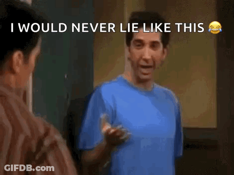Men Talking About Lying GIF