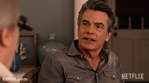 Men Talking Denim Shirt Netflix Logo GIF