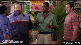Men Talking In Store GIF