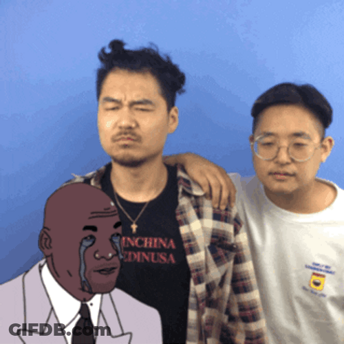 Men Teasing Loser Crying Meme GIF