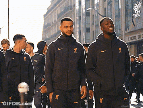 Men Walking In Nike Jacket GIF