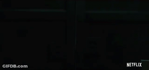 Men Walking Through Doorway With Netflix GIF