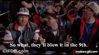 Men Watching Game Saying So What They'll Blow It GIF