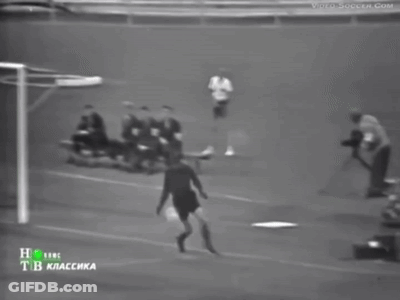 Men Watching Soccer On TV GIF