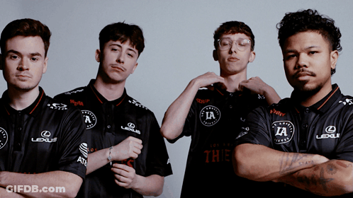 Men Wearing Black Lexus And AT&T Shirts GIF