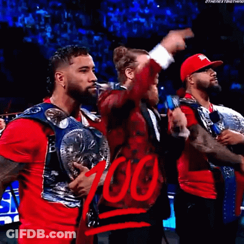 Men With Number 100 On Shirt GIF