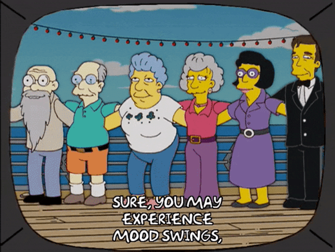 Menopause Mood Swings The Simpsons GIF