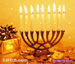 Menorah With Candles GIF