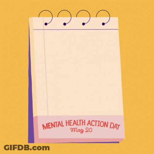 Mental Health Action Day Check List GIF