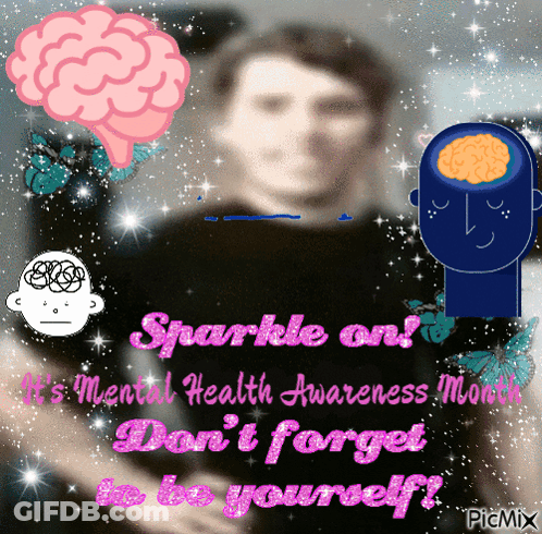 Mental Health Awareness Month Sparkle GIF
