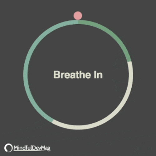 Mental Health Breath In And Out GIF