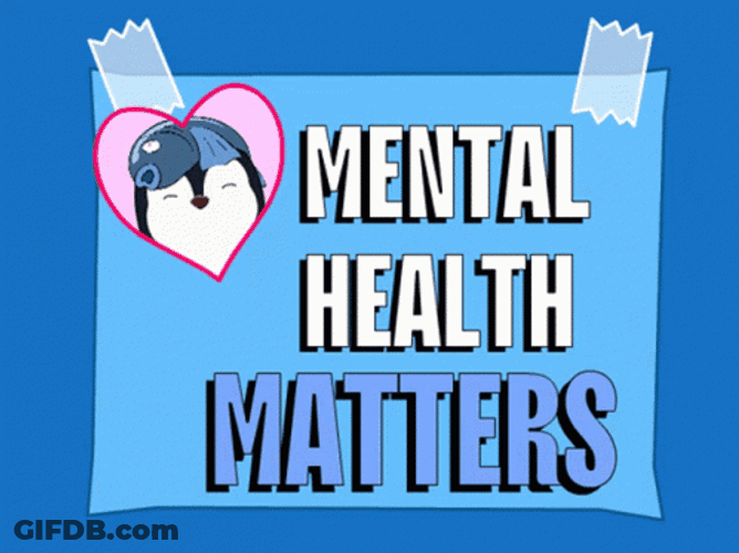 Mental Health Matters Pudgy Penguin Reminder GIF