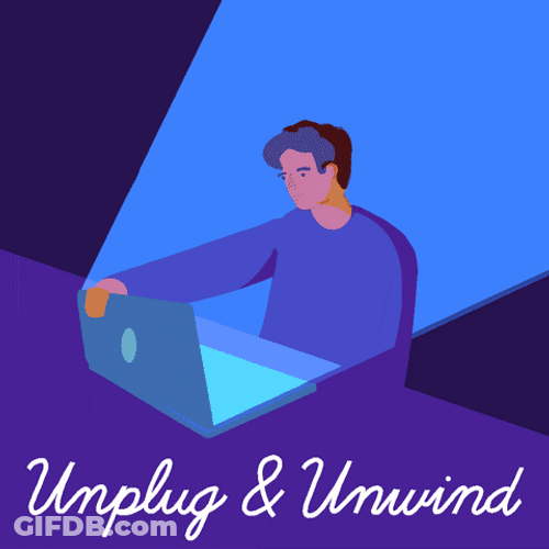 Mental Health Unplug And Unwind GIF