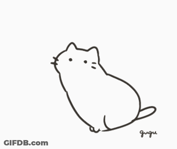 Meowing Cute Cat Animated GIF