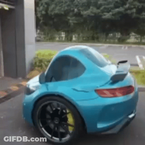 Mercedes Benz AMG Two Wheeler GIF