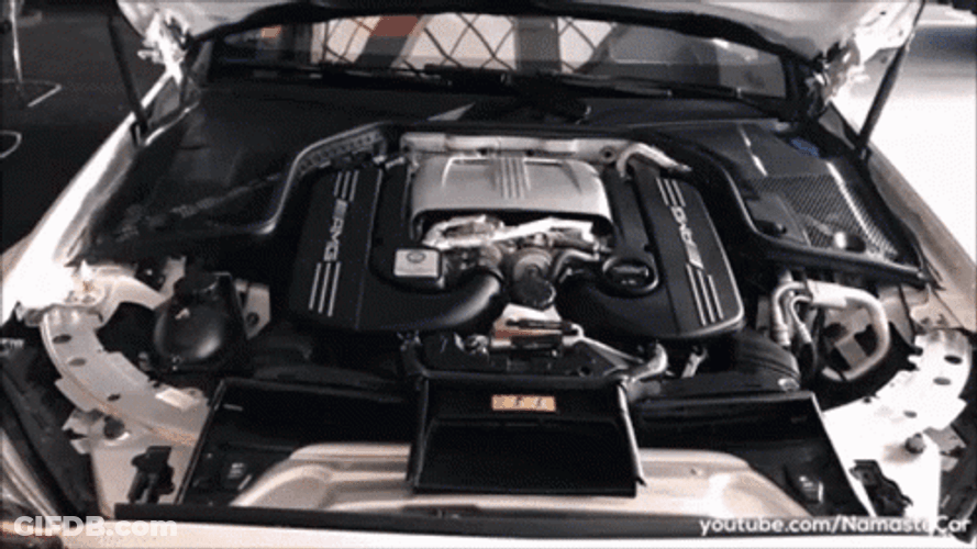 Mercedes-Benz C-Class AMG Engine GIF