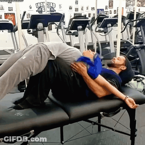 Mercedes Varnado Back Stretch Exercise GIF
