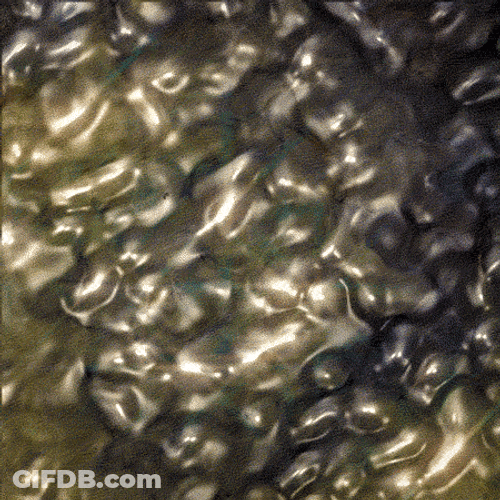 Mercury Liquid Metal 3D Bubbles GIF