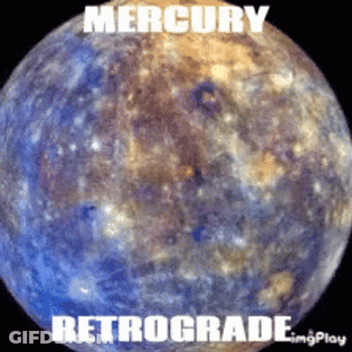 Mercury Retrograde Earth Zooming In GIF