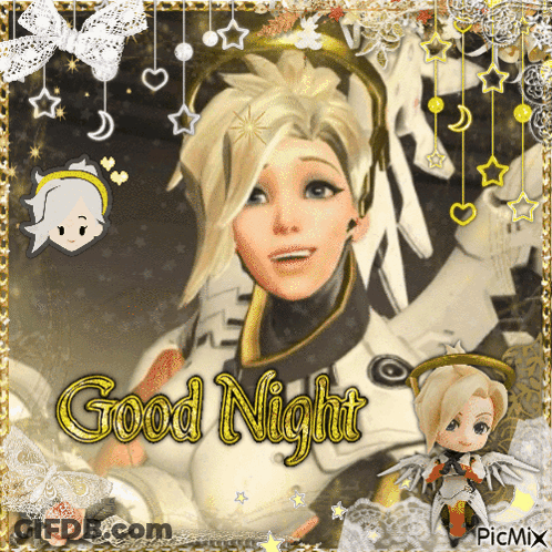 Mercy Saying Good Night GIF