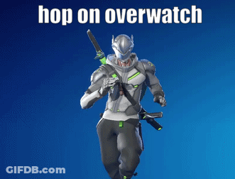 Mercy Standing In Front Of Blue Sky GIF
