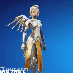 Mercy Standing In Front Of Blue Sky GIF