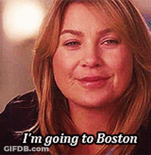 Meredith Grey Going To Boston GIF