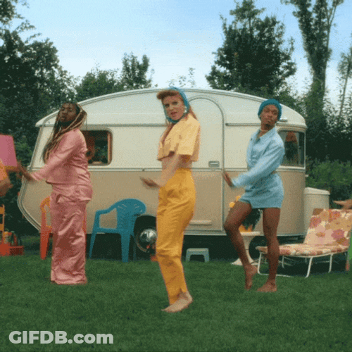 Merel Balde Camping Music Video GIF