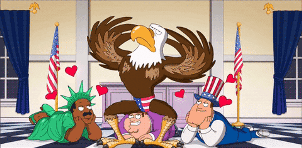 Merica Murica Moment In Family Guy GIF