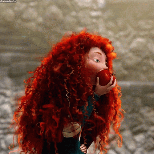 Merida Eating Apple GIF