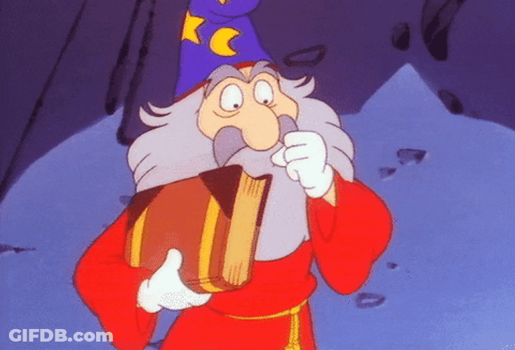 Merlin The Smurfs Ahem GIF