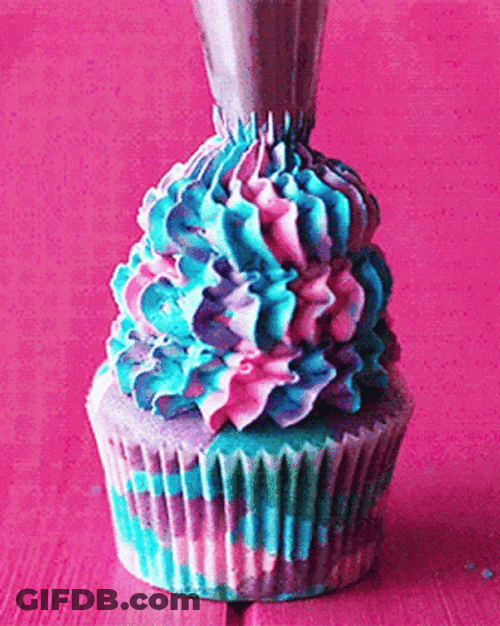Mermaid Cupcake GIF