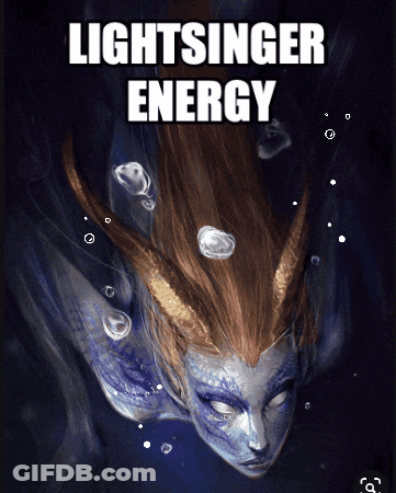 Mermaid Poster Lightsinger Energy GIF