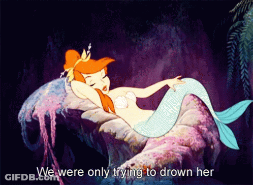 Mermaid We Were Only Trying To Drown Her GIF