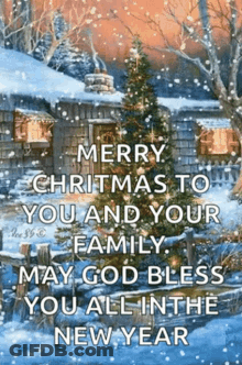 Merry Christmas And Happy New Year GIF