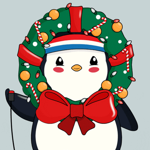 Merry Christmas And Happy Wednesday Penguin GIF