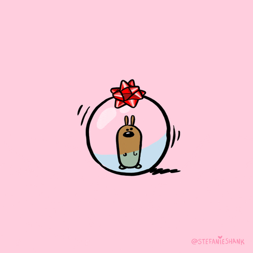 Merry Christmas Animation Cute Animal GIF