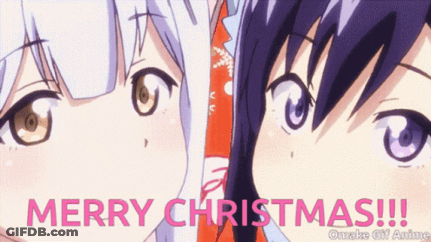 Merry Christmas Anime Gabriel Dropout GIF