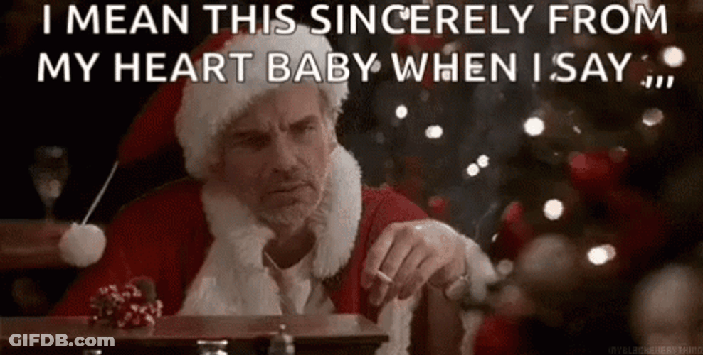 Merry Christmas Bad Santa GIF