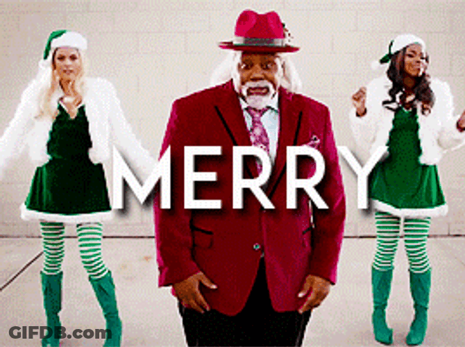 Merry Christmas Black Santa Saturday Night Live GIF