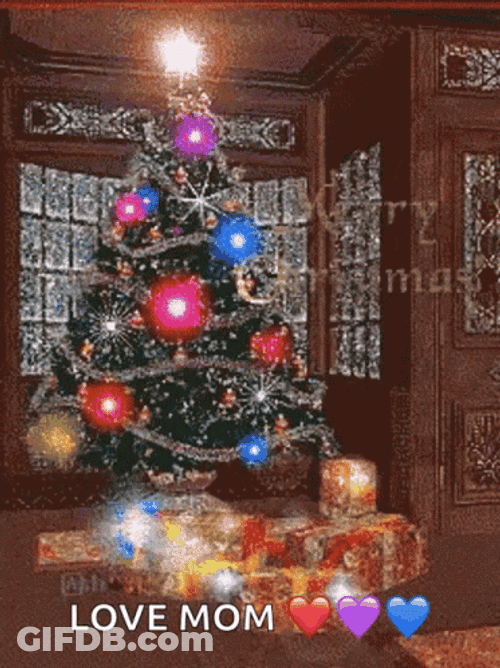 Merry Christmas Daughter Dazzling Light GIF